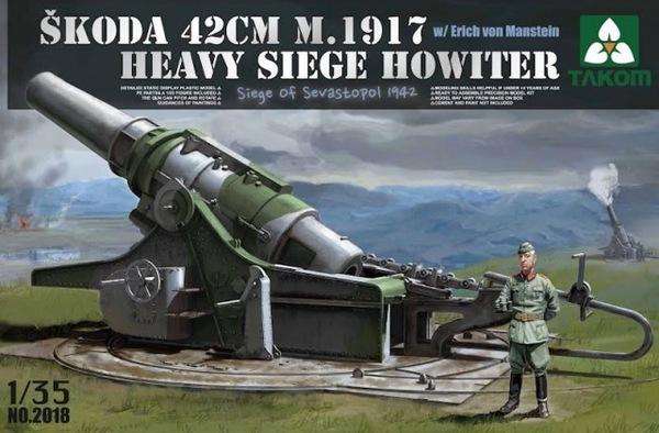 Skoda 42cm M.1917 Heavy Siege Howitzer "Siege of Sevastapol 1942" - 1/35 Scale (Takom 2018)