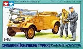 German Kubelwagen Type 82 -1/48 Scale (Tamiya)(TAM32501)(ON0211)