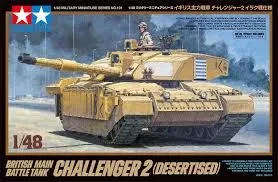 Challenger 2 MBT Desert - 1/48 Scale (Tamiya 32601)