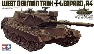 West German Leopard A4 Tank - 1/35 Scale (Tamiya 35112)