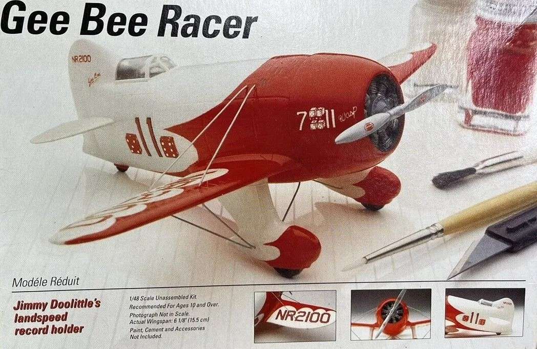 Gee Bee Racer - 1/48 Scale (Testors)(TES913)(ON0307)