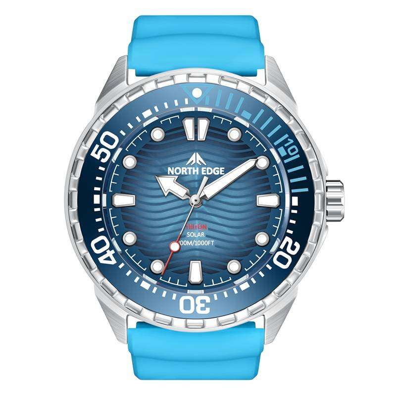 North Edge Men's Tactical Triton Solar Powered 300m Dive Watch