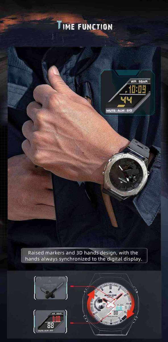 North Edge Mens Mercury Tactical Watch