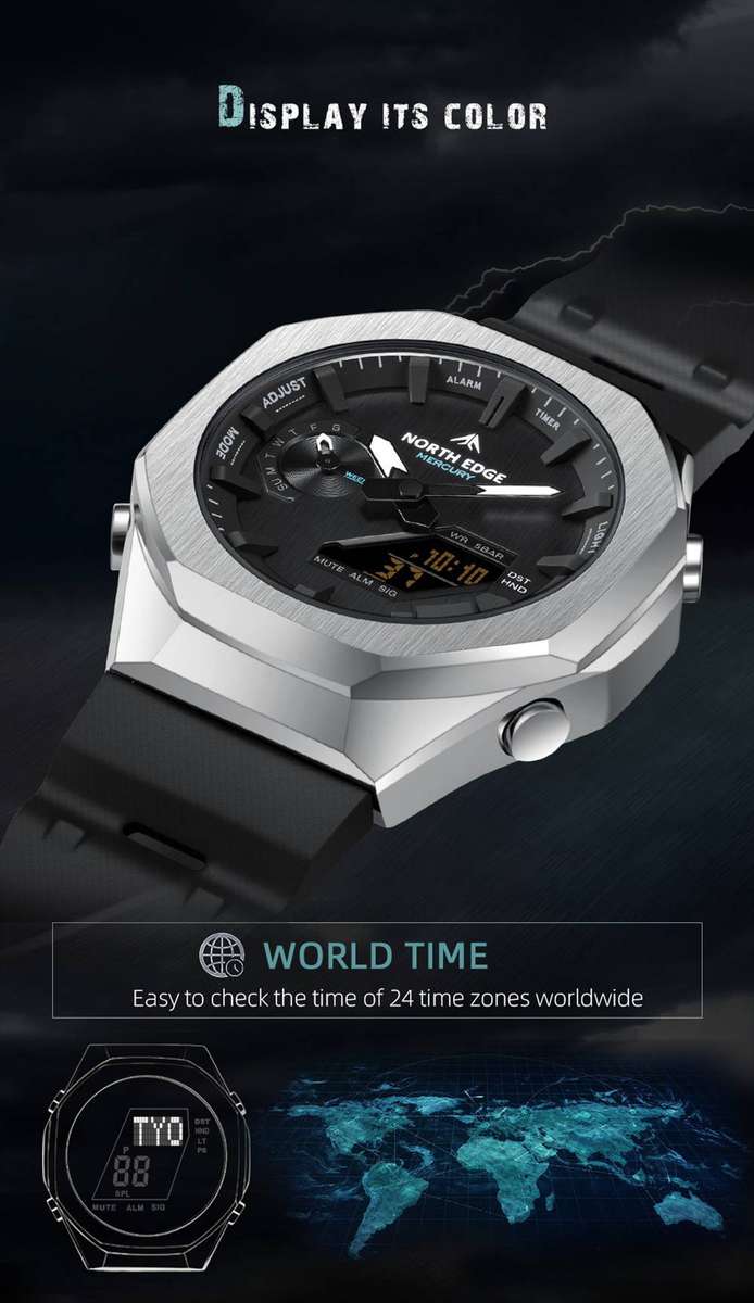 North Edge Mens Mercury Tactical Watch