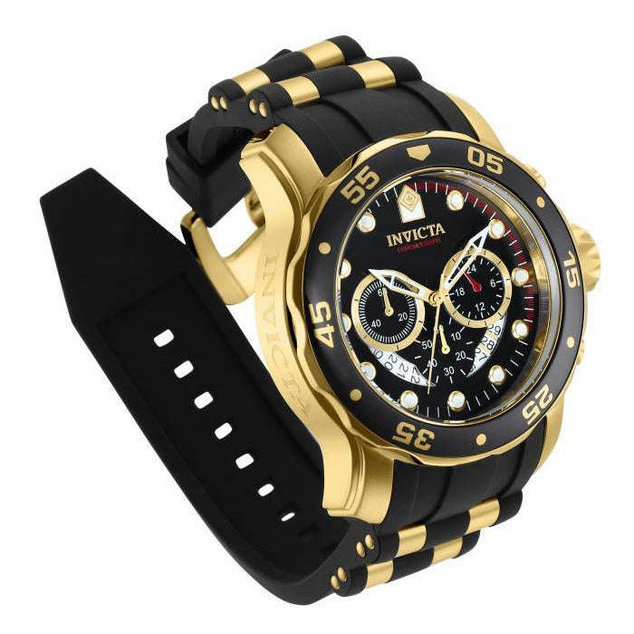 INVICTA Pro Diver Scuba Colossus 50mm Gold/Black Chronograph Watch