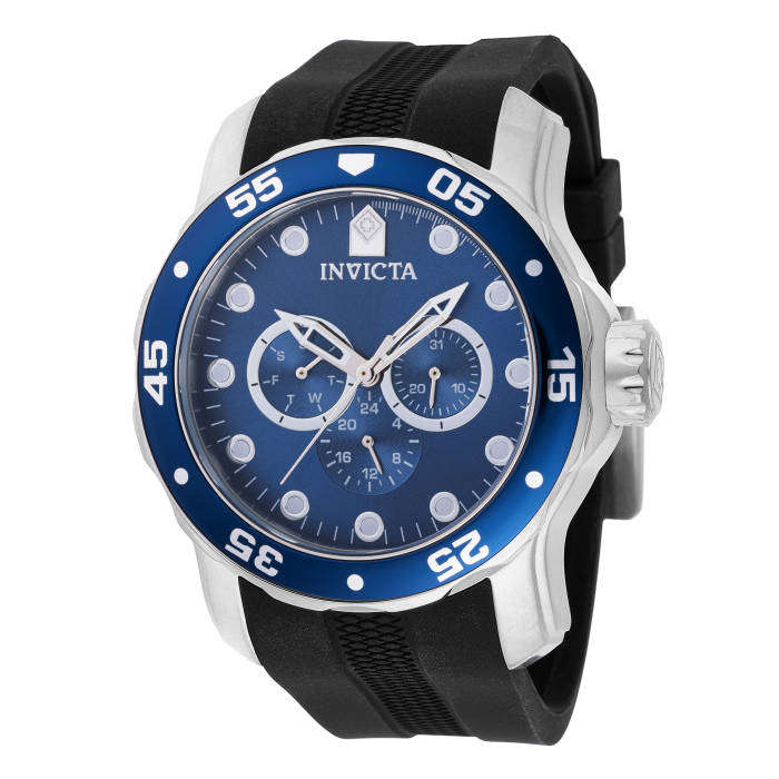 INVICTA Colossus 48mm Oceanic Blue Chronograph Silicone Strap Watch