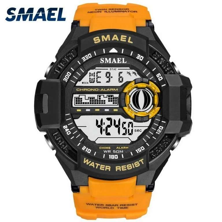SMAEL Men`s SHOCK PROOF Mens mixmaster 50mm Watch WATER RESISTANT **BRAND NEW**