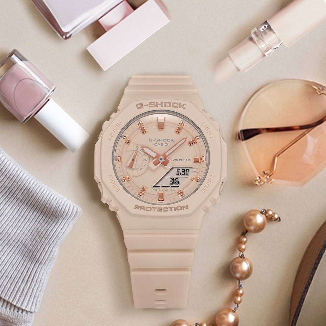 CASIO Women G-Shock Carbon Core 43mm Watch GMA-S2100 Series