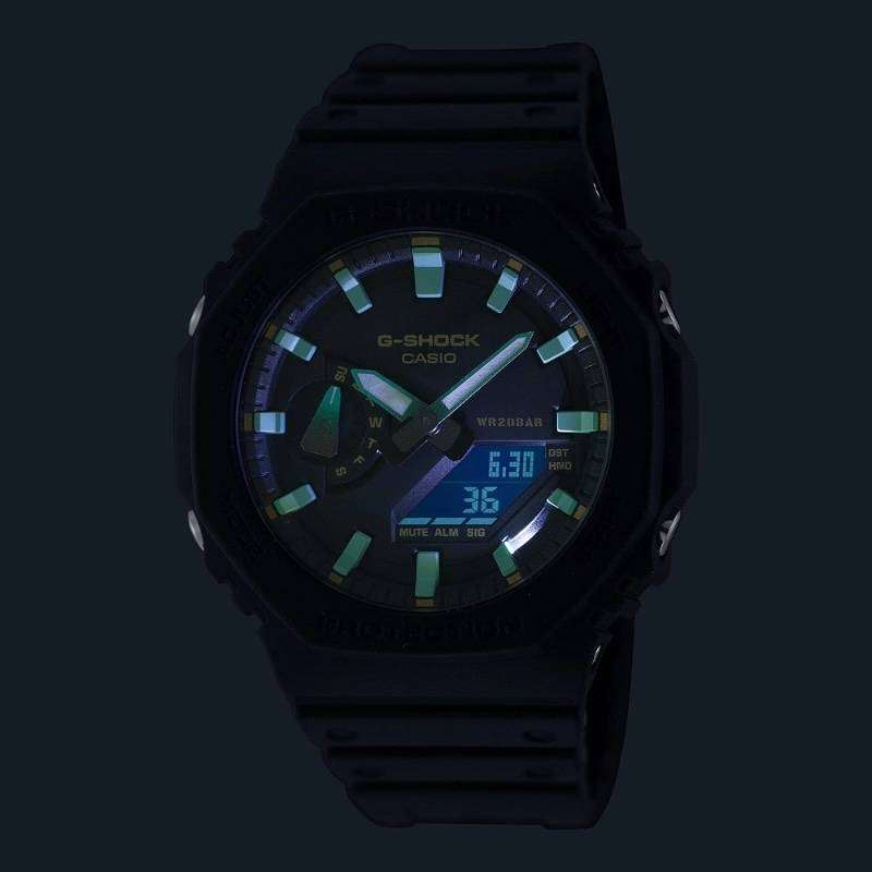 CASIO Mens G-Shock Carbon Core 45mm Watch GA-2100 Series