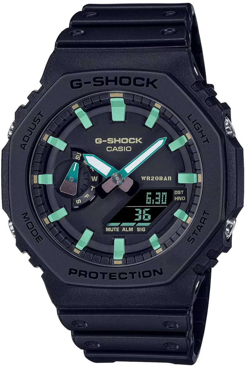 CASIO Mens G-Shock Carbon Core 45mm Watch GA-2100 Series