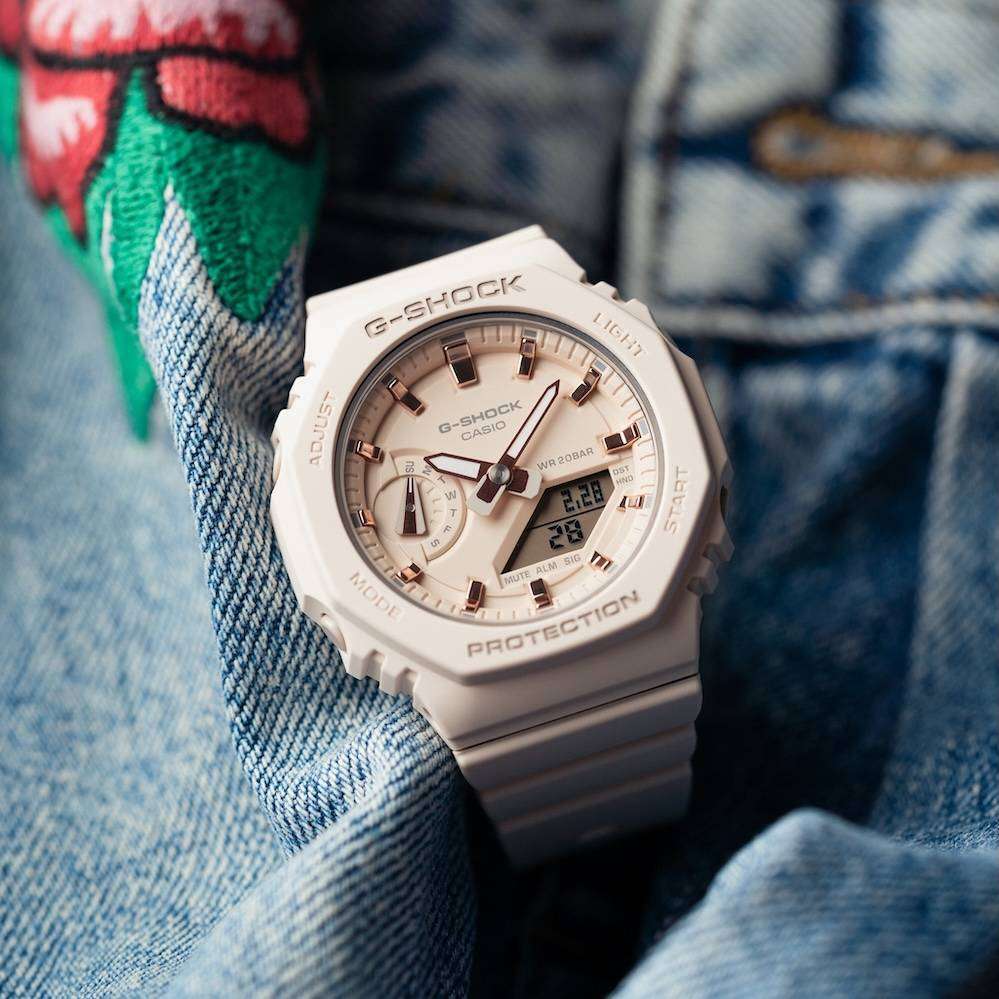 CASIO Women G-Shock Carbon Core 43mm Watch GMA-S2100 Series