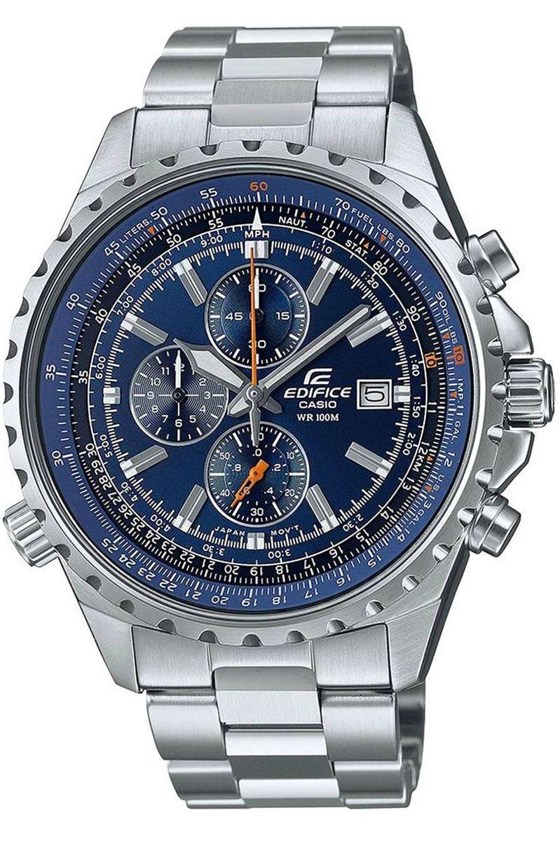 CASIO Mens Edifice Slide Rule XL Chronograph Watch EF-527D