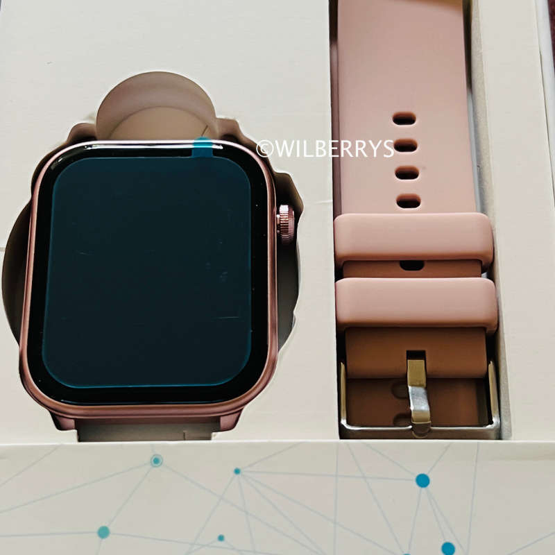 NORTH EDGE Women's Pink Rose intelli Health Glucose Heart Smart Watch with Quick Detachable strap