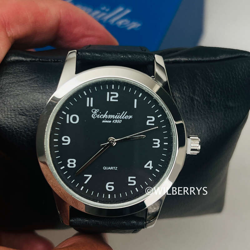 Eichmuller Germany Traditional 40mm Genuine Leather Watch