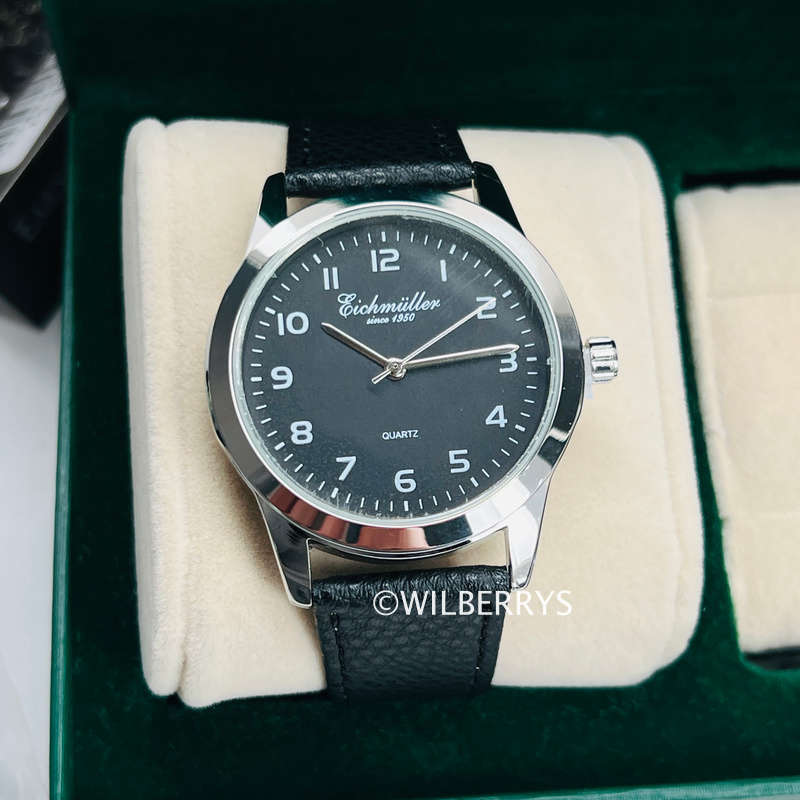 Eichmuller Germany Traditional 40mm Genuine Leather Watch