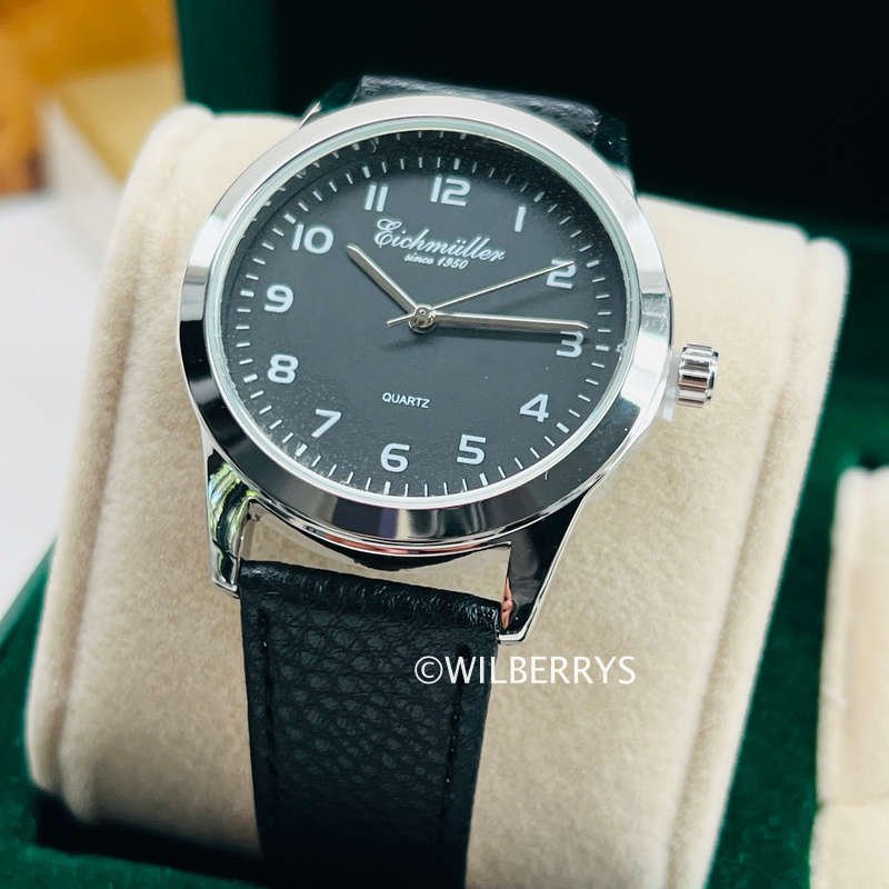 Eichmuller Germany Traditional 40mm Genuine Leather Watch
