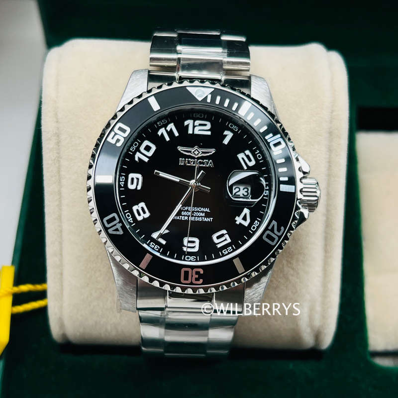 Invicta Sea Urchin 200m Dive 40mm Watch Silver/Black