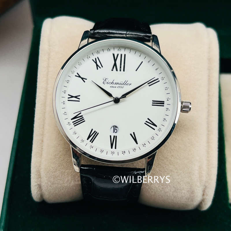Eichmuller Germany Traditional 40mm Genuine Leather Watch