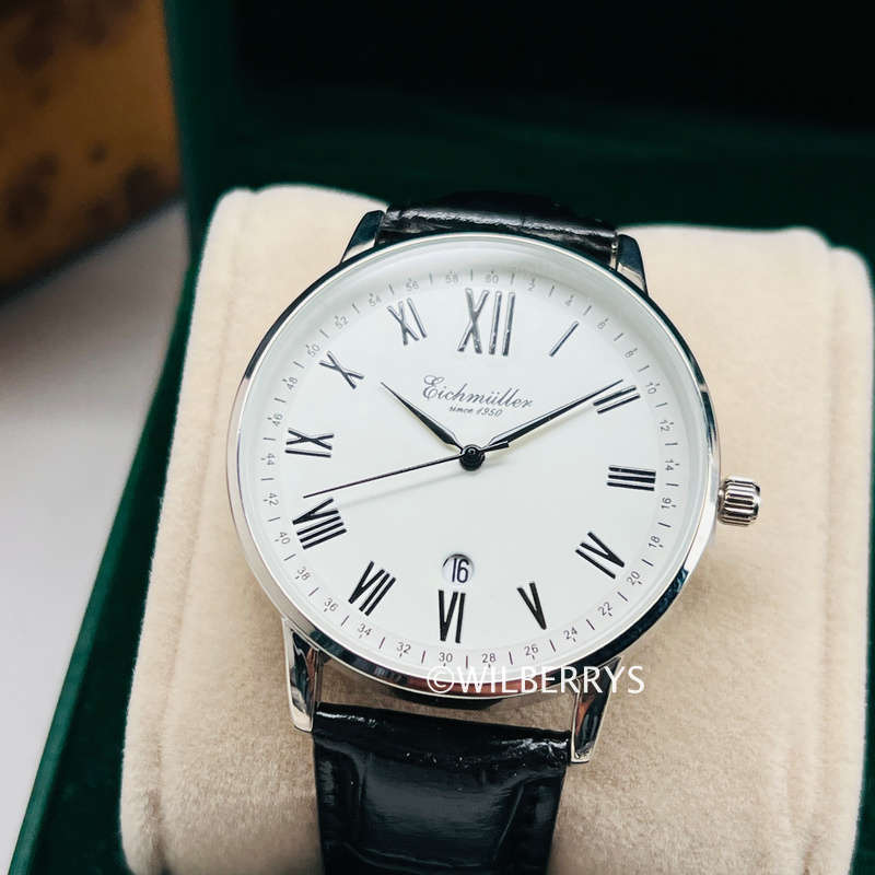 Eichmuller Germany Traditional 40mm Genuine Leather Watch
