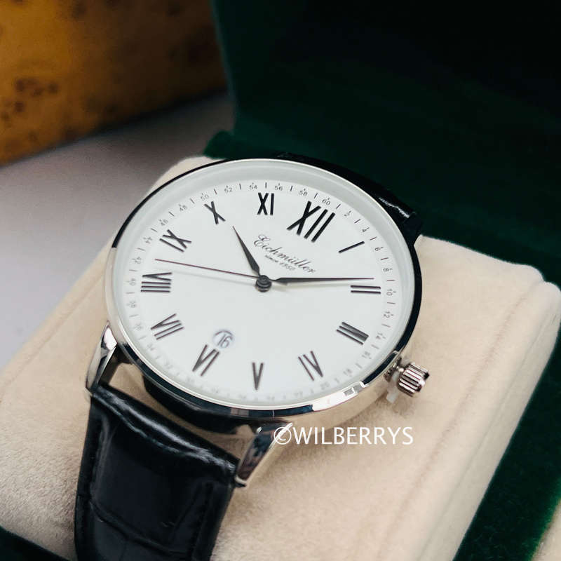 Eichmuller Germany Traditional 40mm Genuine Leather Watch