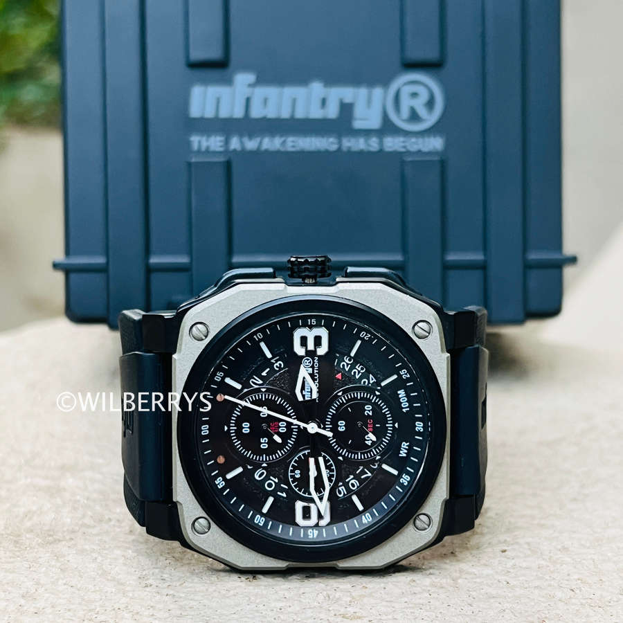 Infantry Revolution Men's REVO Chronograph Master Pilot Watch