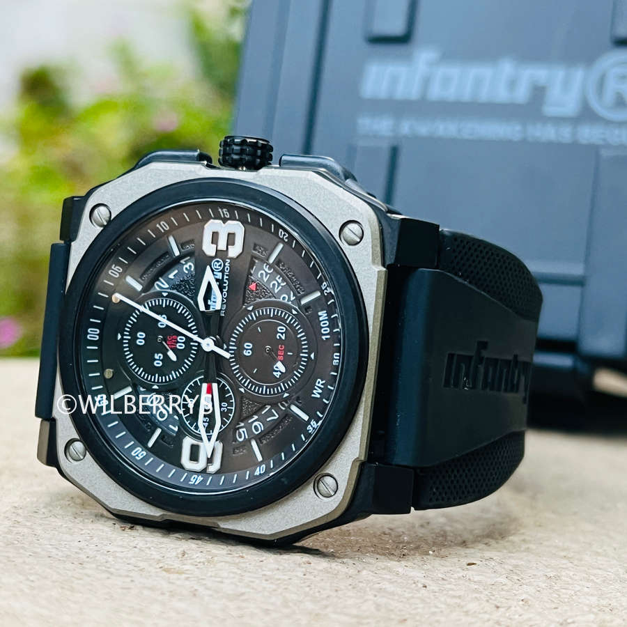 Infantry Revolution Men's REVO Chronograph Master Pilot Watch
