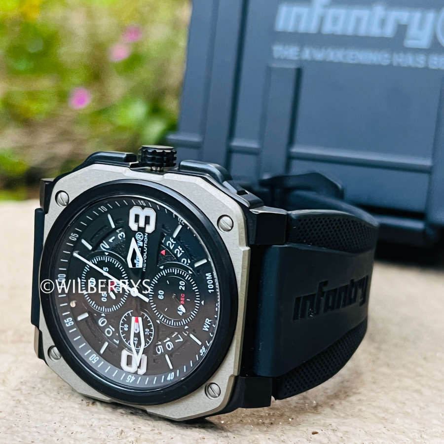 Infantry Revolution Men's REVO Chronograph Master Pilot Watch