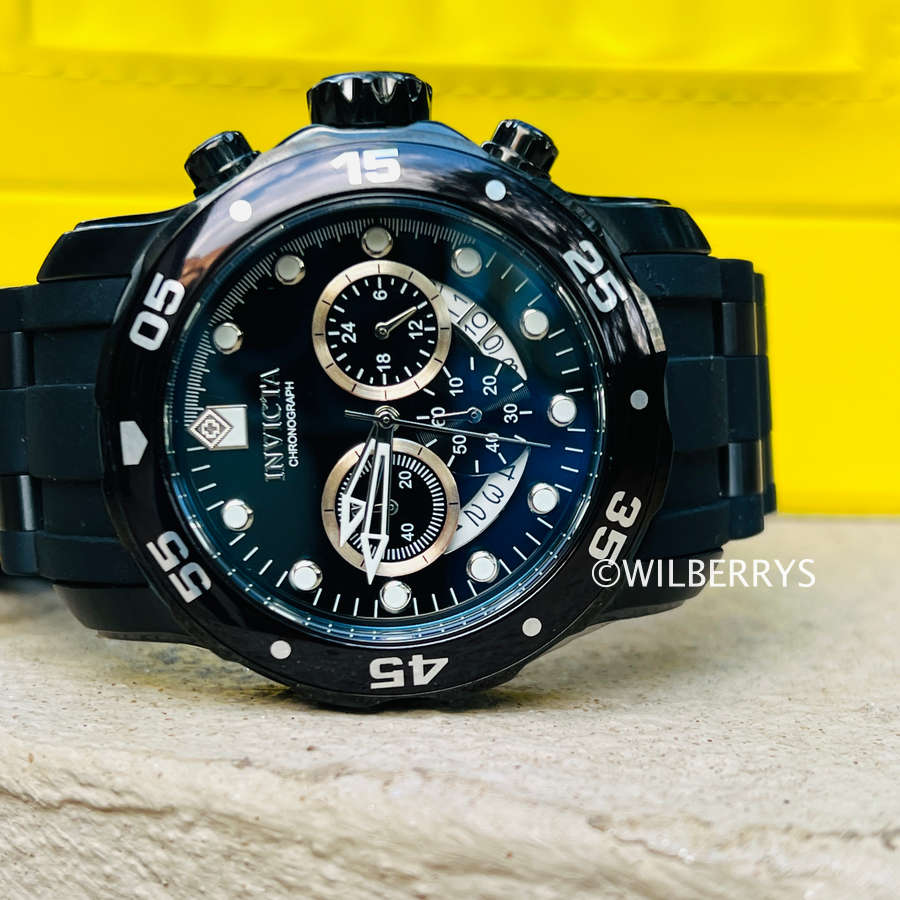 INVICTA Pro Diver Scuba Colossus 50mm Black Chronograph Watch