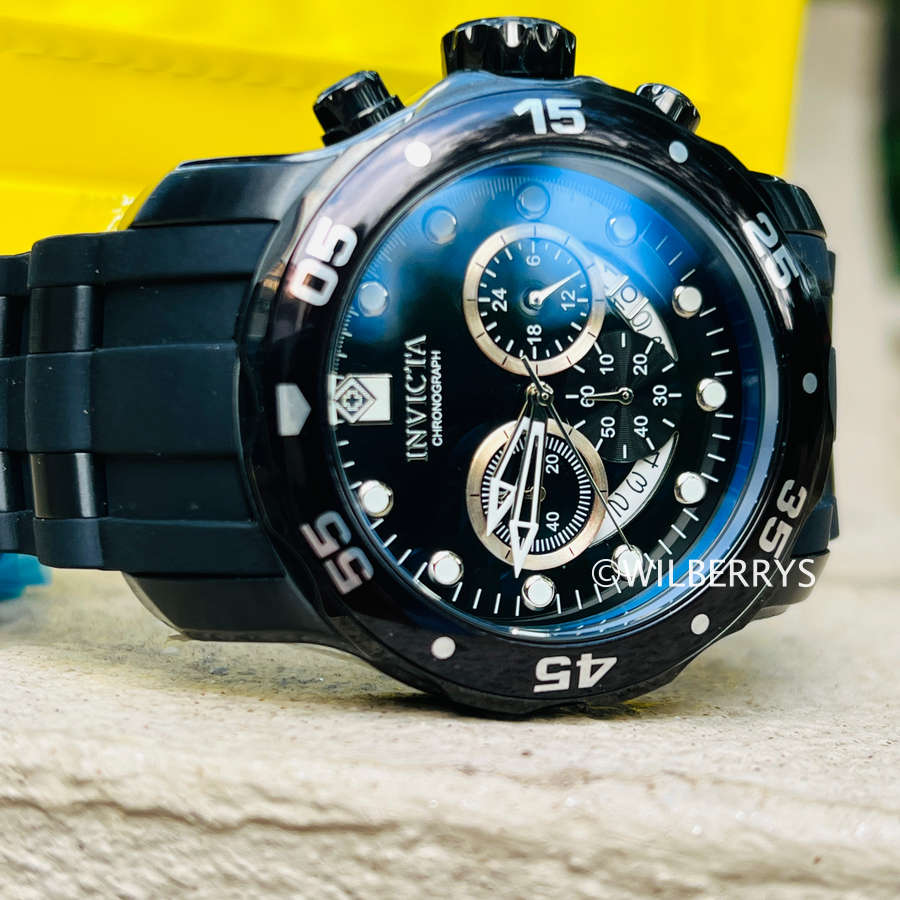 INVICTA Pro Diver Scuba Colossus 50mm Black Chronograph Watch