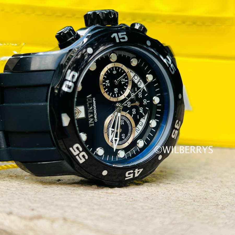 INVICTA Pro Diver Scuba Colossus 50mm Black Chronograph Watch