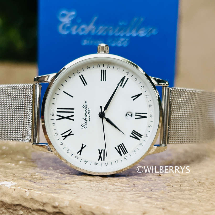 EICHMULLER GERMANY since 1950 Traditional Eichmüller 40mm Milanese Bracelet Watch