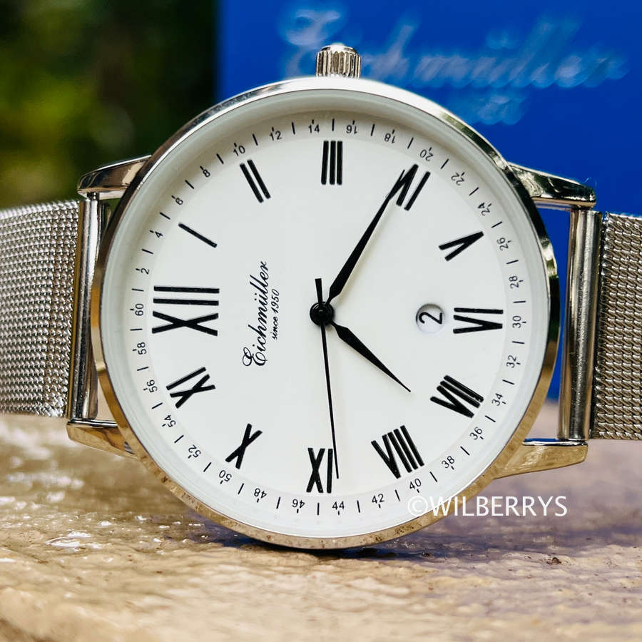 EICHMULLER GERMANY since 1950 Traditional Eichmüller 40mm Milanese Bracelet Watch