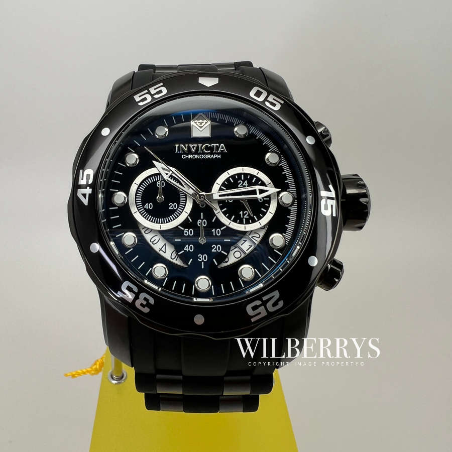 INVICTA Pro Diver Scuba Colossus 50mm Black Chronograph Watch