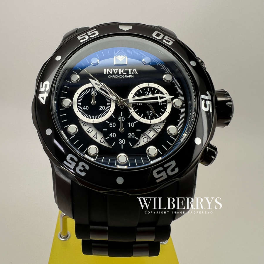 INVICTA Pro Diver Scuba Colossus 50mm Black Chronograph Watch