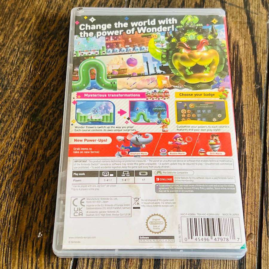 Super Mario Bros Wonder for Nintendo Switch