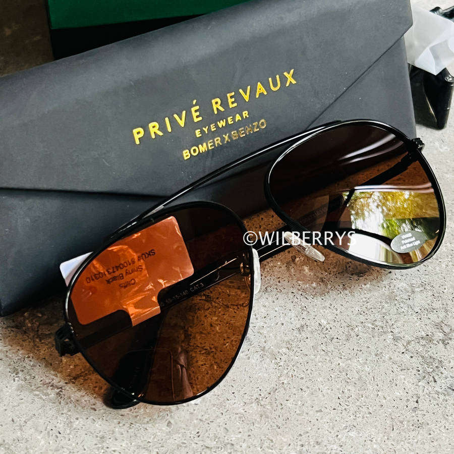 Prive Revaux Cliffs Polarized Black Sunglasses