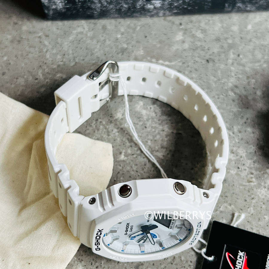 Casio Men's G-Shock Night Glow Blue Phosphorescent Carbon Core 45mm Watch GA-2100 Series