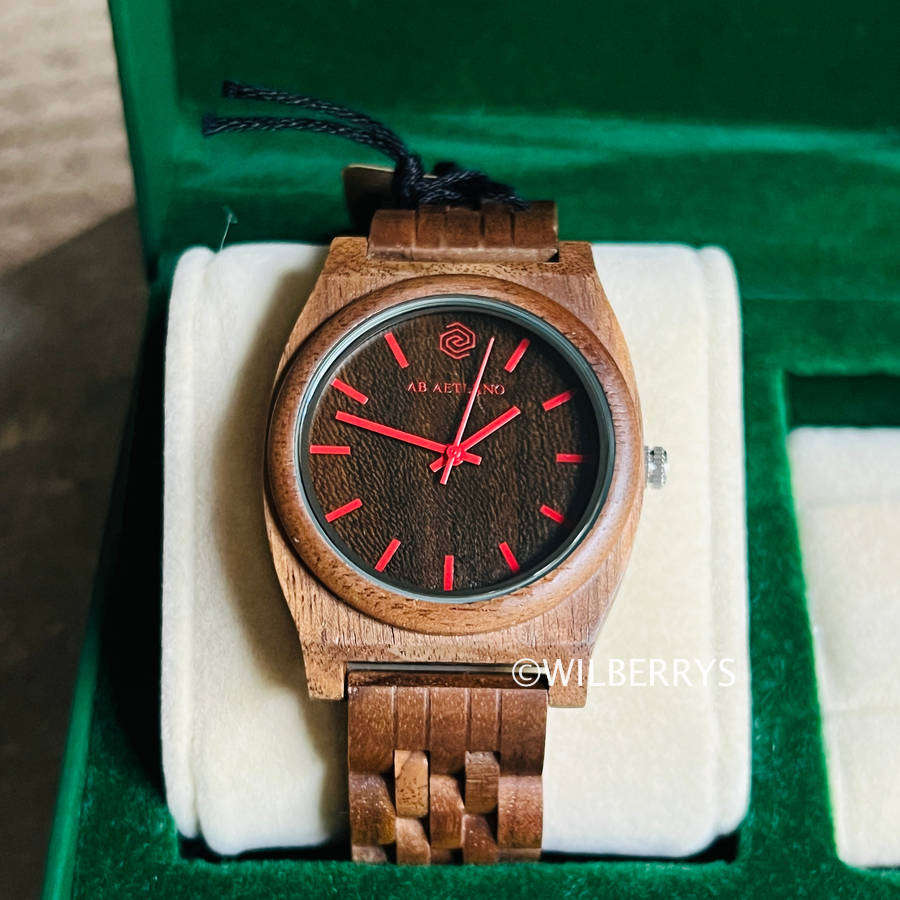 AB AETERNO Italy Men's Premium Luxury Swiss Movement Wooden Watch