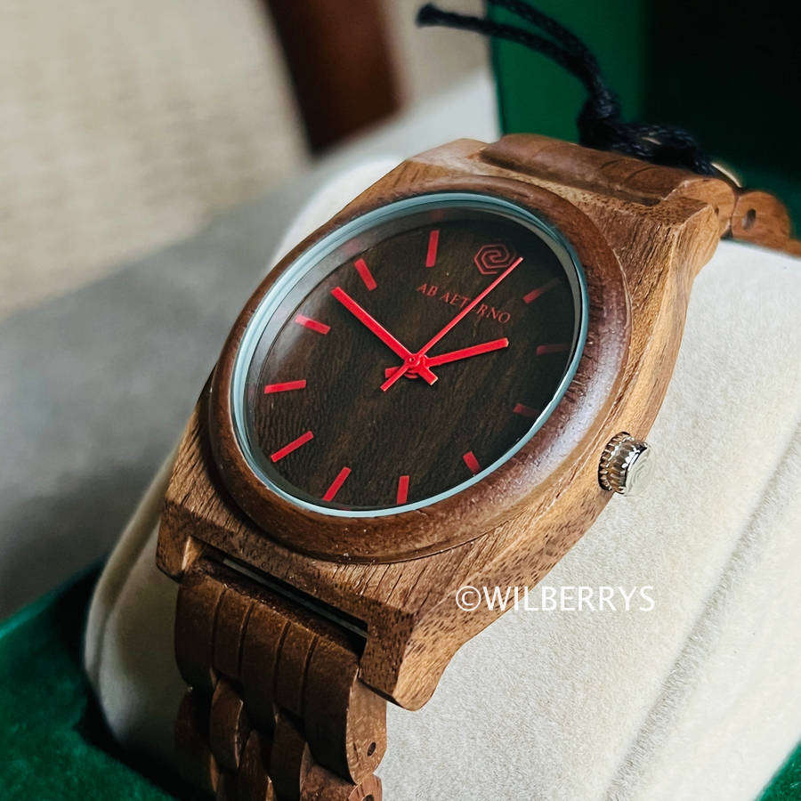 AB AETERNO Italy Men's Premium Luxury Swiss Movement Wooden Watch