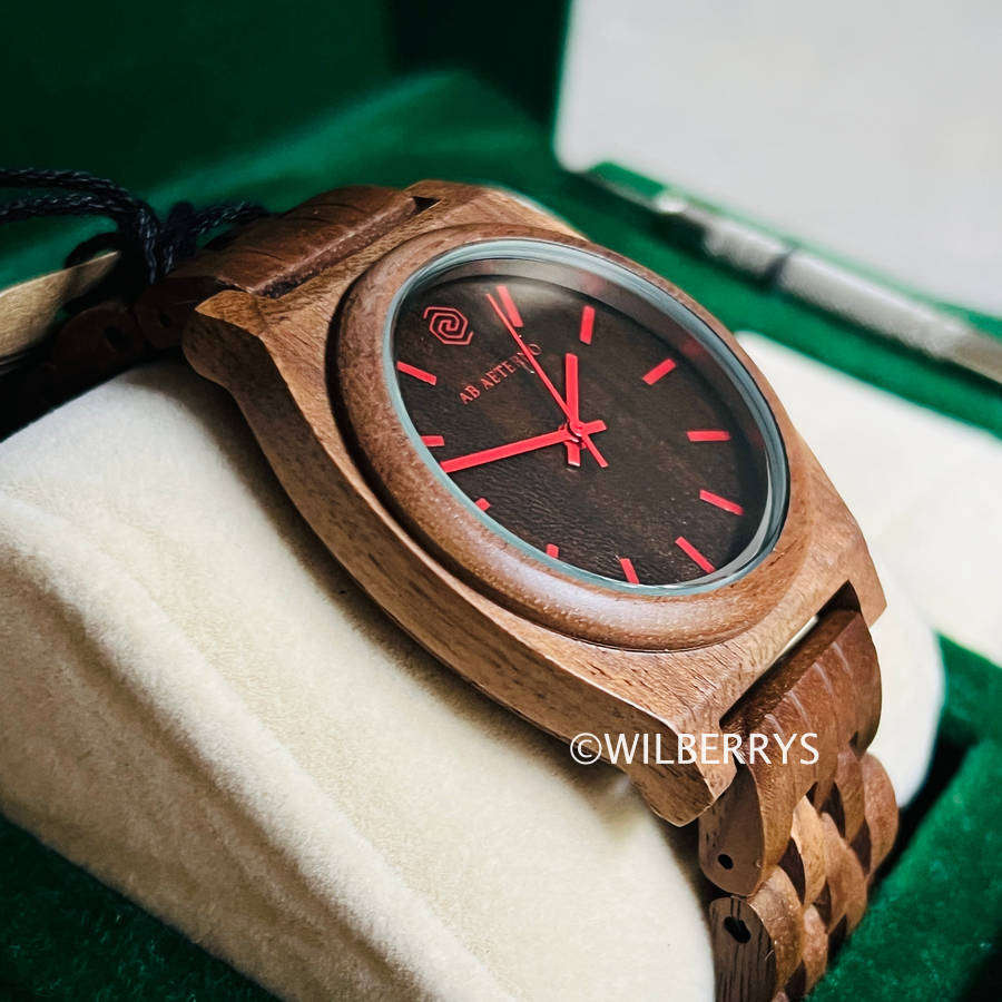 AB AETERNO Italy Men's Premium Luxury Swiss Movement Wooden Watch