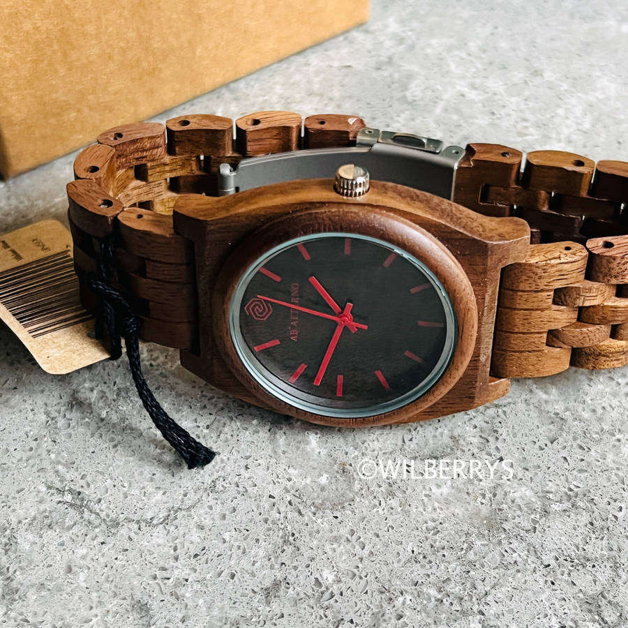 AB AETERNO Italy Men's Premium Luxury Swiss Movement Wooden Watch