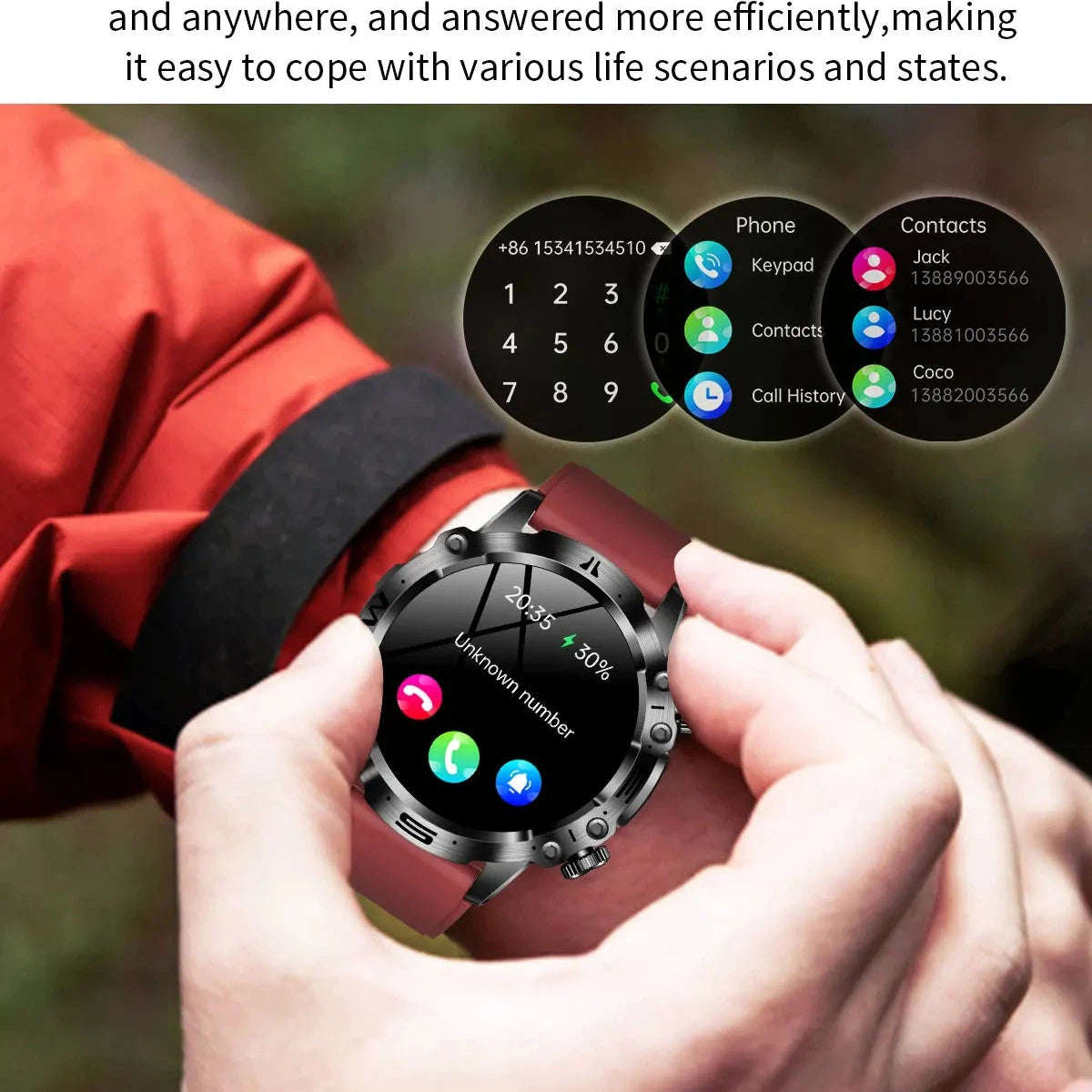 glucose and health NORTH EDGE Health Elite Glucose Heart Smart Watch