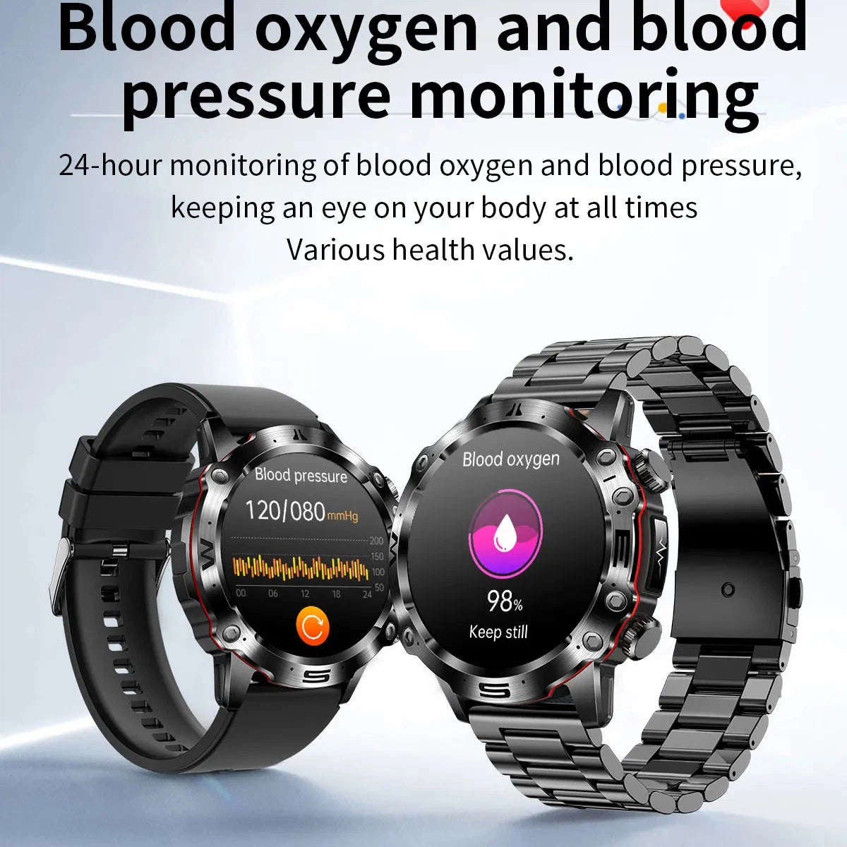 glucose and health NORTH EDGE Health Elite Glucose Heart Smart Watch