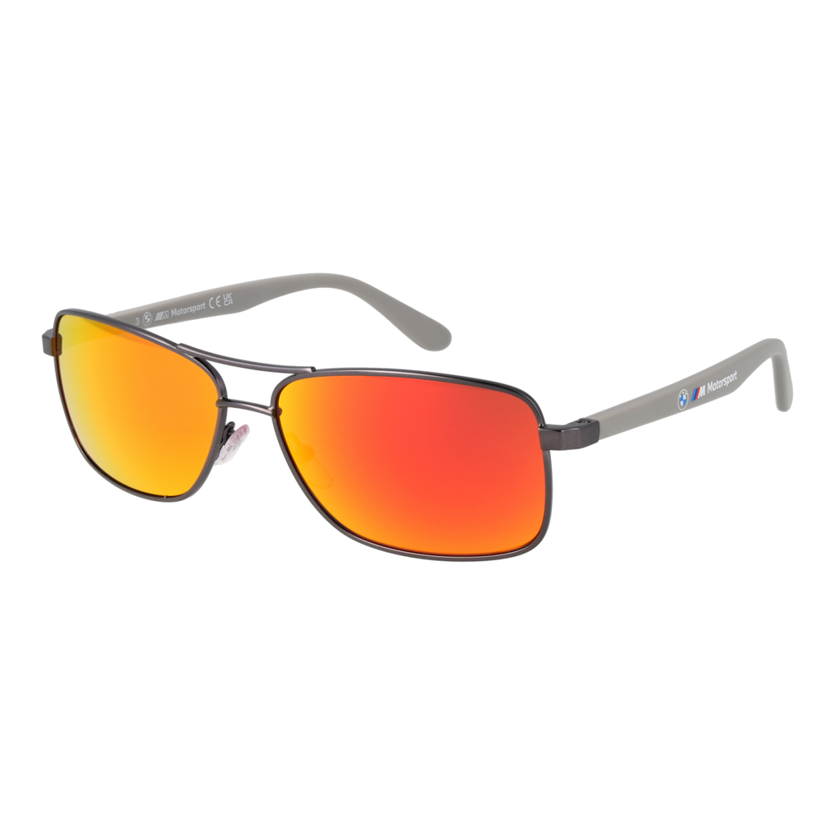 BMW Motorsports Men's 60mm M Motorsports Aviator Sunglasses