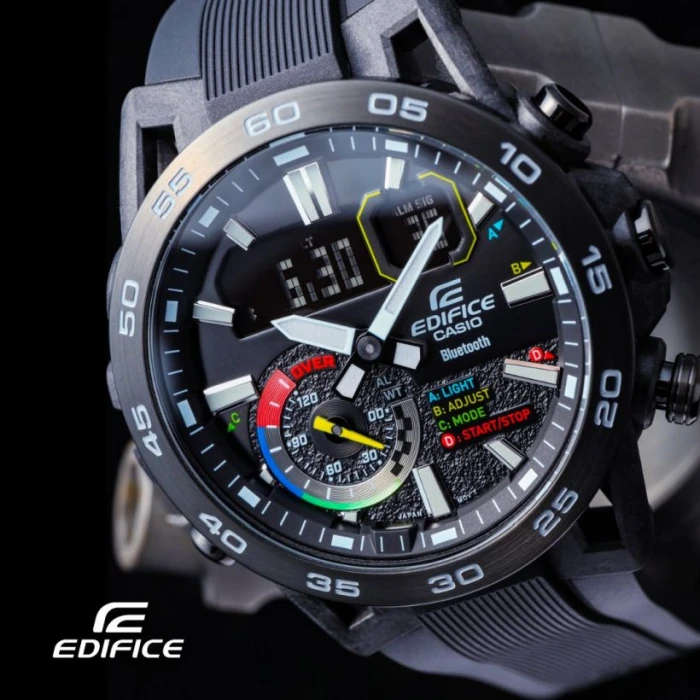 CASIO Mens Edifice Racing Bluetooth Chronograph Watch
