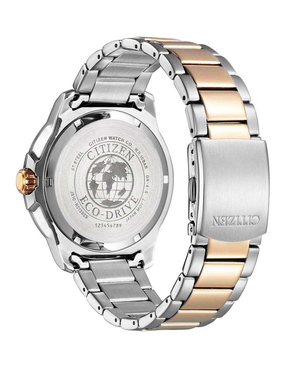 CITIZEN Eco-Drive Black Dial Stainless Steel Men's Watch AW1524-84E