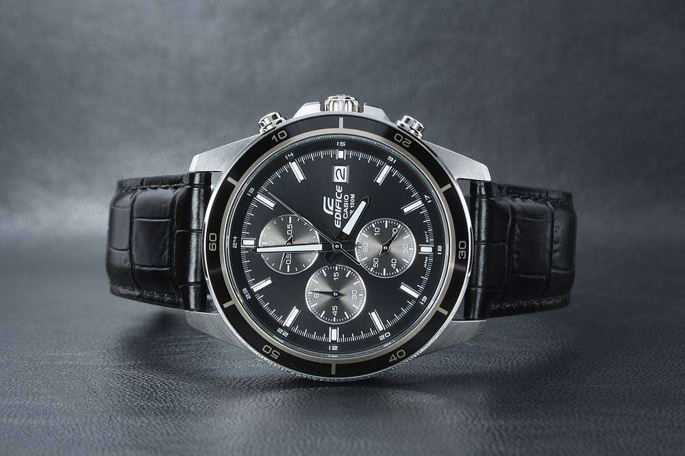 CASIO Mens Edifice Classic Chronograph Watch EFR-526L-1AV