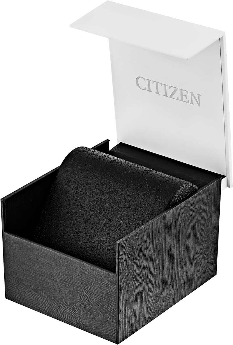 CITIZEN Eco-Drive Black Dial Stainless Steel Men's Watch AW1524-84E