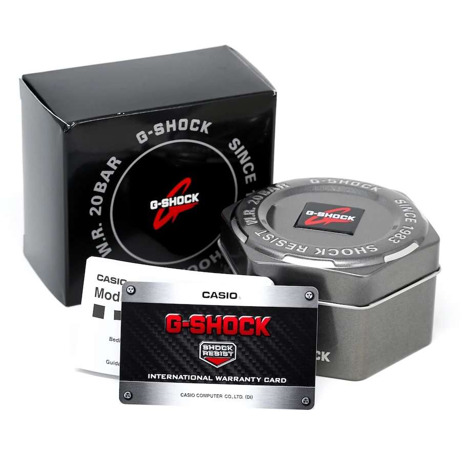 CASIO Men's G-Shock Carbon Core Metallic Silver Watch GA-2100FF-8AER