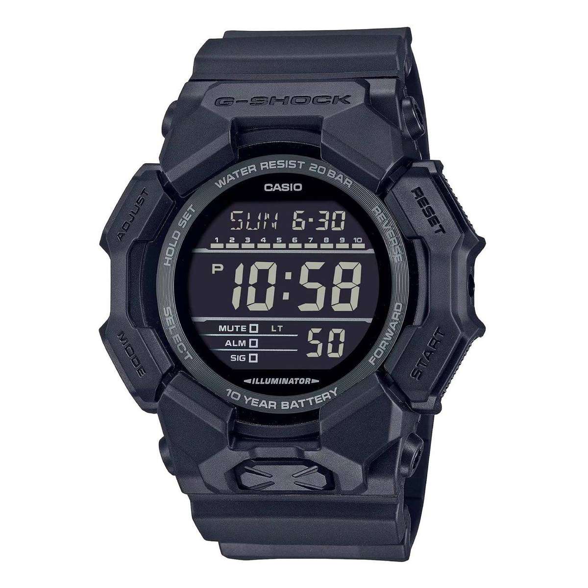 Casio Men's G-Shock Sport Dark Dial GD-010 52mm Watch
